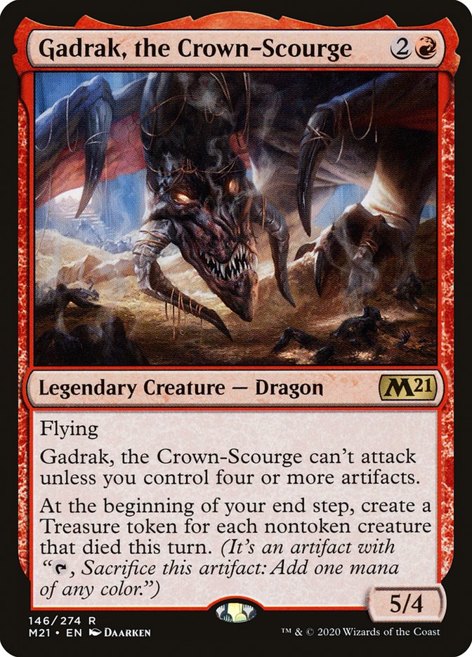 Gadrak, the Crown-Scourge [Core Set 2021] | Chromatic Games