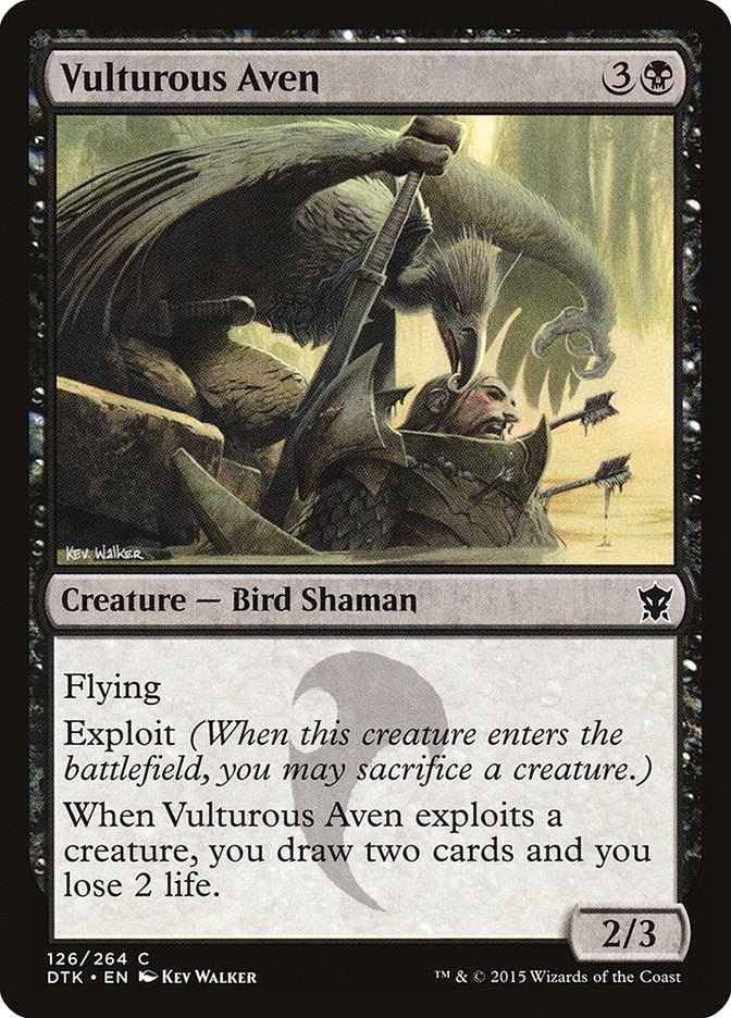 Vulturous Aven [Dragons of Tarkir] | Chromatic Games