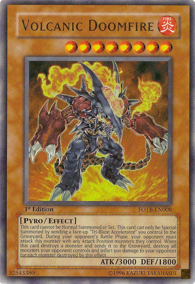 Volcanic Doomfire [FOTB-EN008] Ultra Rare | Chromatic Games