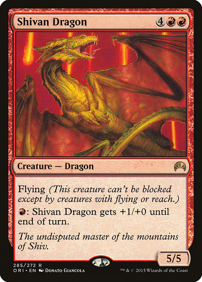 Shivan Dragon [Magic Origins] | Chromatic Games