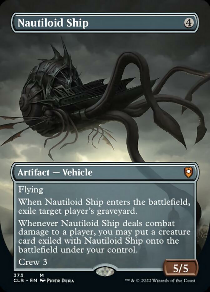 Nautiloid Ship (Borderless Alternate Art) [Commander Legends: Battle for Baldur's Gate] | Chromatic Games