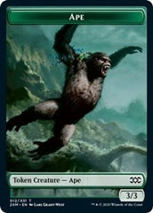 Ape // Elemental Double-Sided Token [Double Masters Tokens] | Chromatic Games