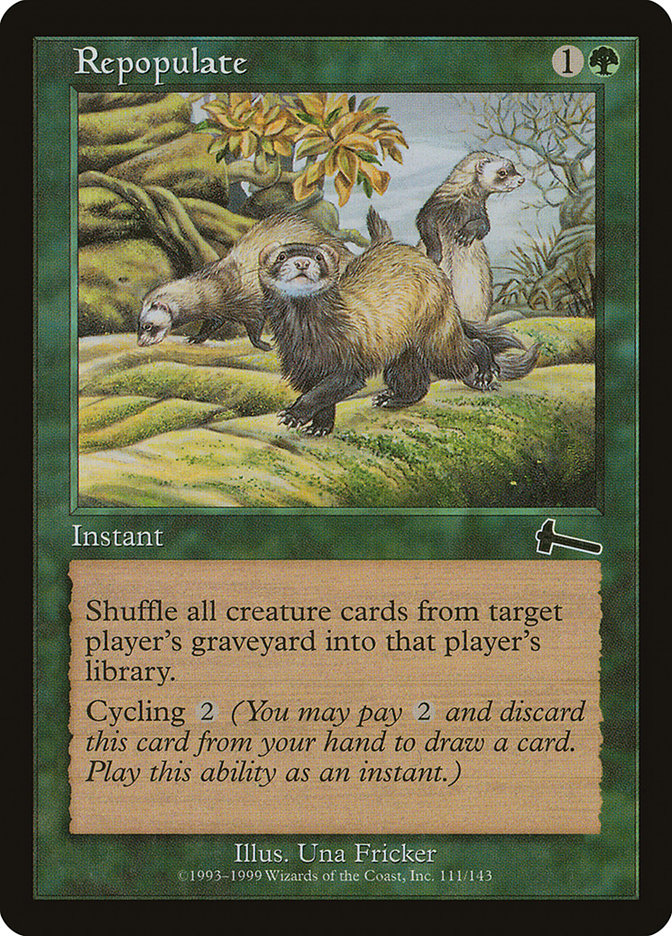 Repopulate [Urza's Legacy] | Chromatic Games