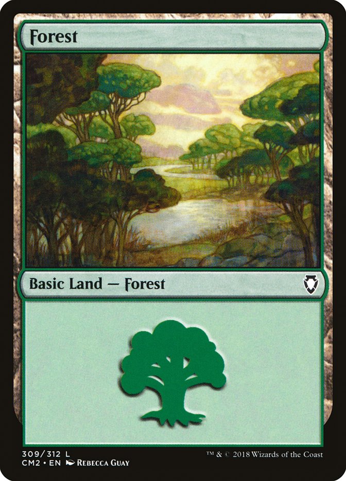 Forest (309) [Commander Anthology Volume II] | Chromatic Games