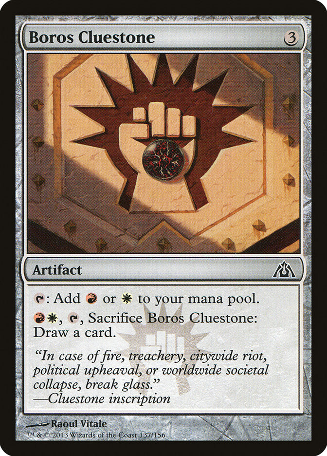 Boros Cluestone [Dragon's Maze] | Chromatic Games