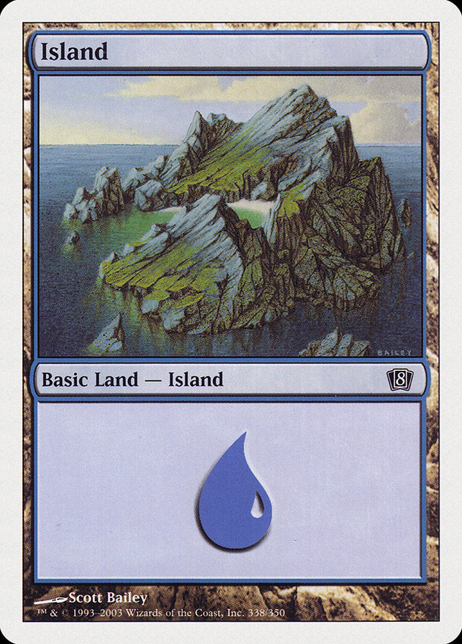 Island (338) [Eighth Edition] | Chromatic Games