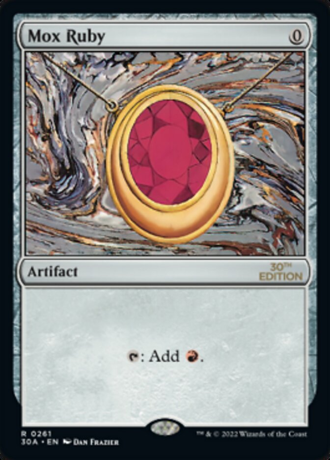Mox Ruby [30th Anniversary Edition] | Chromatic Games