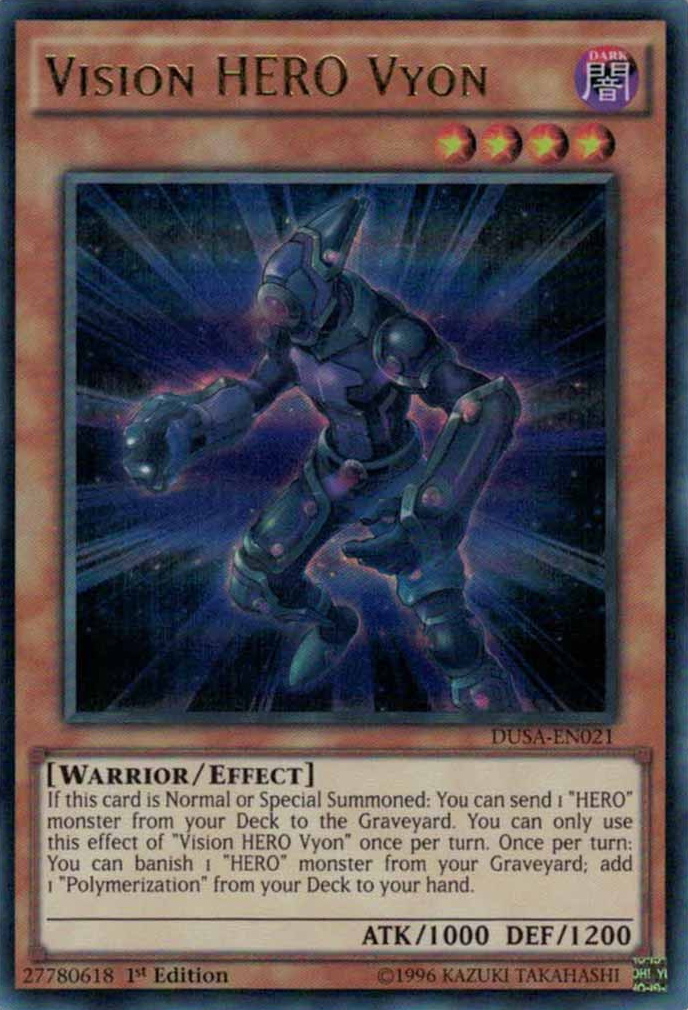 Vision HERO Vyon [DUSA-EN021] Ultra Rare | Chromatic Games