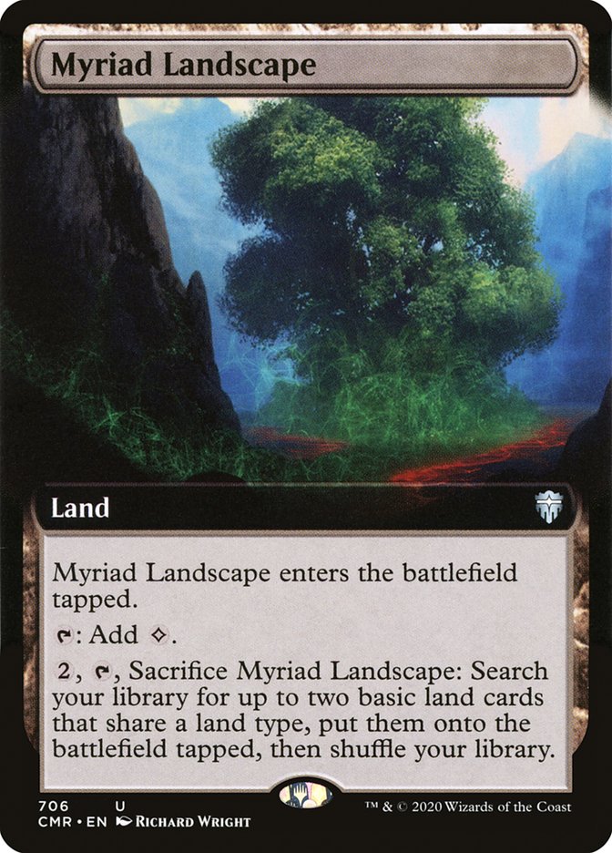 Myriad Landscape (Extended Art) [Commander Legends] | Chromatic Games