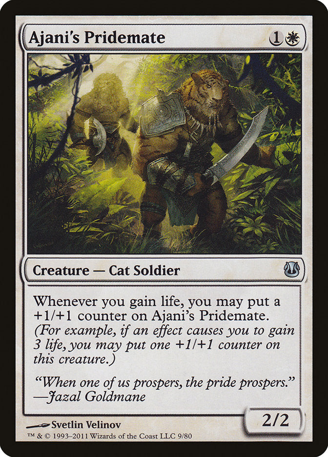 Ajani's Pridemate [Duel Decks: Ajani vs. Nicol Bolas] | Chromatic Games