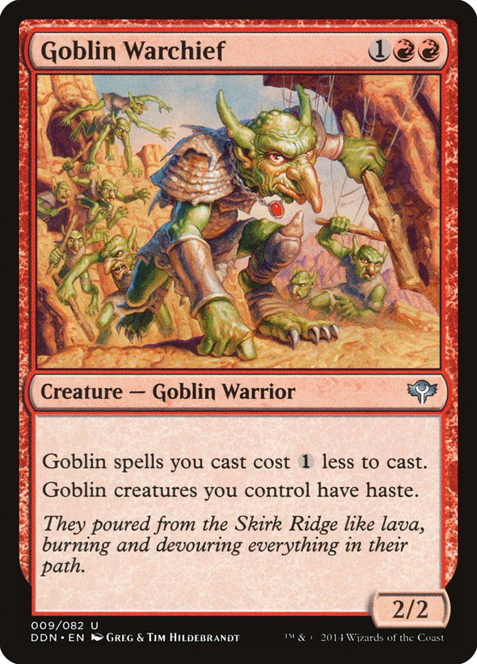 Goblin Warchief [Duel Decks: Speed vs. Cunning] | Chromatic Games