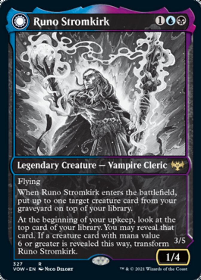 Runo Stromkirk // Krothuss, Lord of the Deep (Showcase Eternal Night) [Innistrad: Crimson Vow] | Chromatic Games