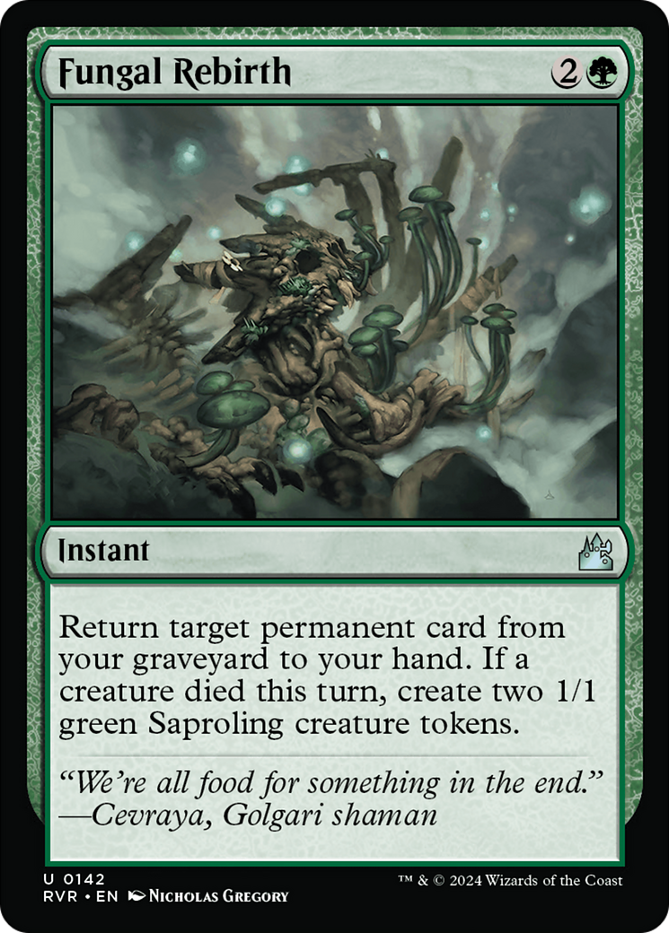 Fungal Rebirth [Ravnica Remastered] | Chromatic Games