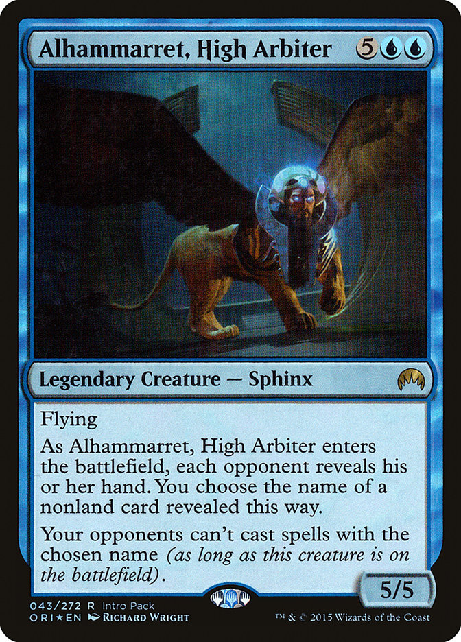 Alhammarret, High Arbiter (Intro Pack) [Magic Origins Promos] | Chromatic Games