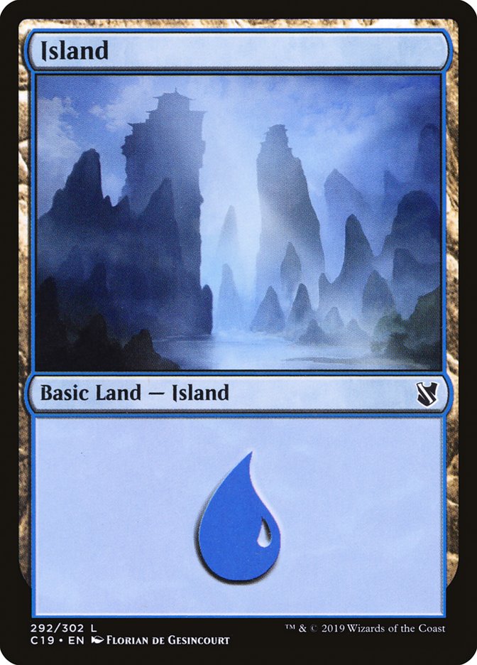 Island (292) [Commander 2019] | Chromatic Games