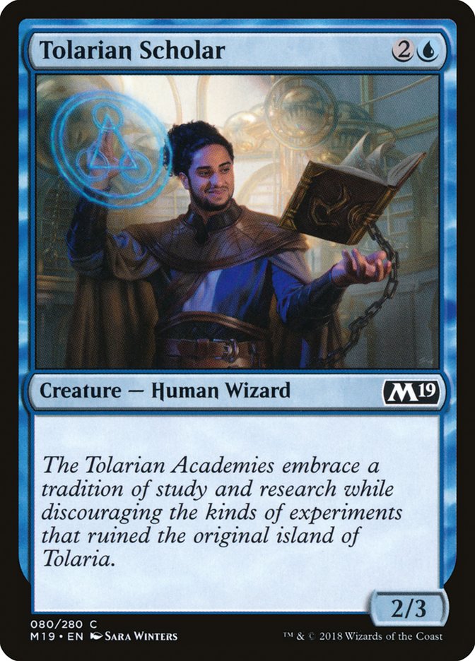 Tolarian Scholar [Core Set 2019] | Chromatic Games