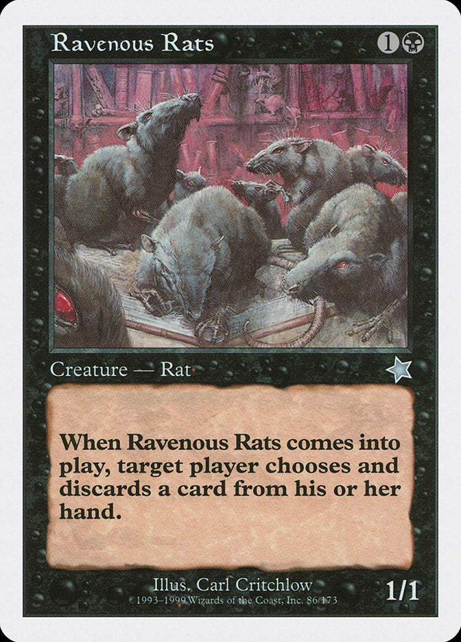 Ravenous Rats [Starter 1999] | Chromatic Games