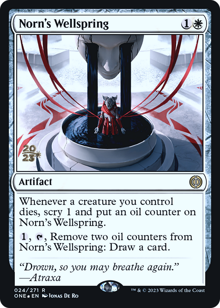 Norn's Wellspring [Phyrexia: All Will Be One Prerelease Promos] | Chromatic Games