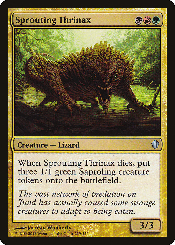 Sprouting Thrinax [Commander 2013] | Chromatic Games