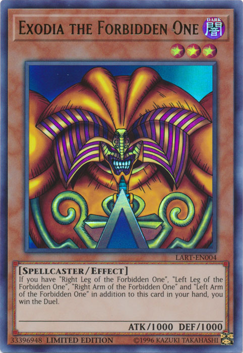 Exodia the Forbidden One [LART-EN004] Ultra Rare | Chromatic Games