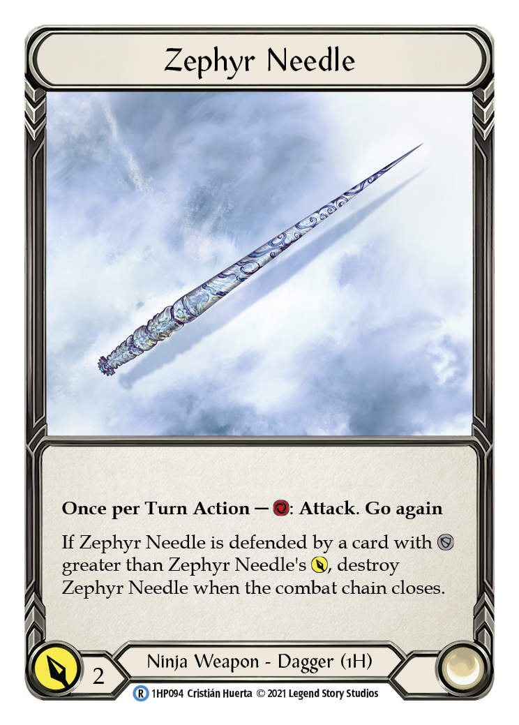 Zephyr Needle (Right) [1HP094] (History Pack 1) | Chromatic Games