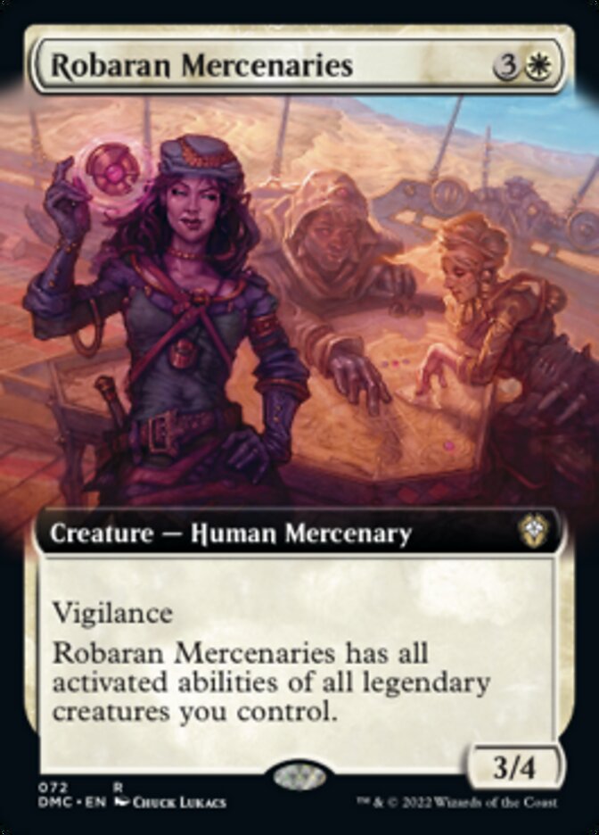 Robaran Mercenaries (Extended Art) [Dominaria United Commander] | Chromatic Games