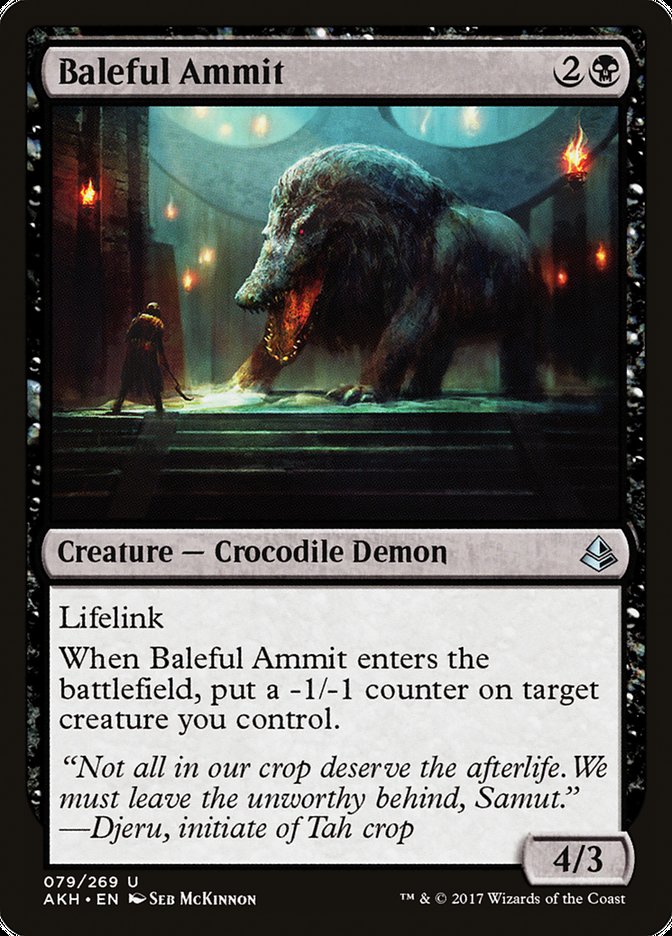 Baleful Ammit [Amonkhet] | Chromatic Games