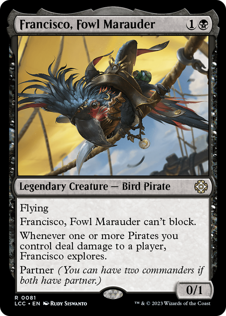 Francisco, Fowl Marauder [The Lost Caverns of Ixalan Commander] | Chromatic Games