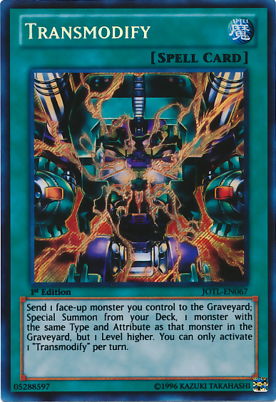 Transmodify [JOTL-EN067] Secret Rare | Chromatic Games