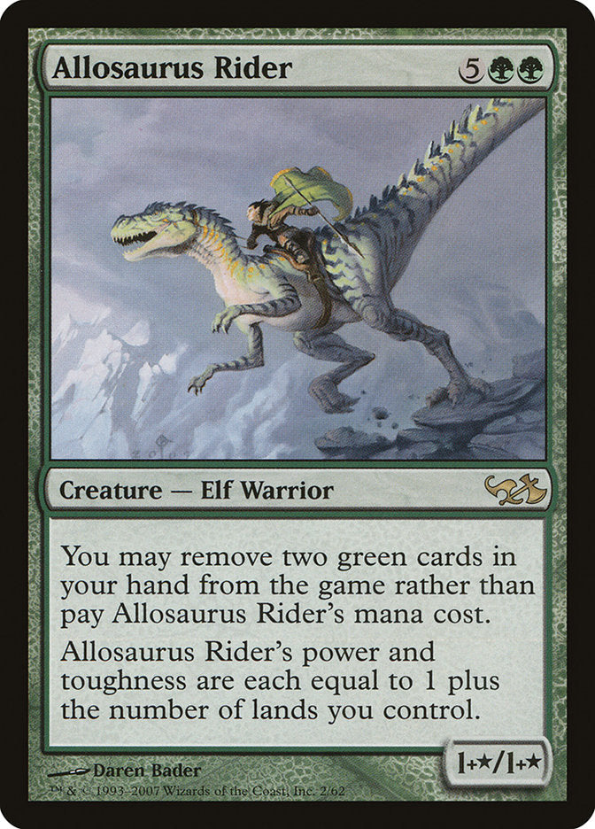 Allosaurus Rider [Duel Decks: Elves vs. Goblins] | Chromatic Games