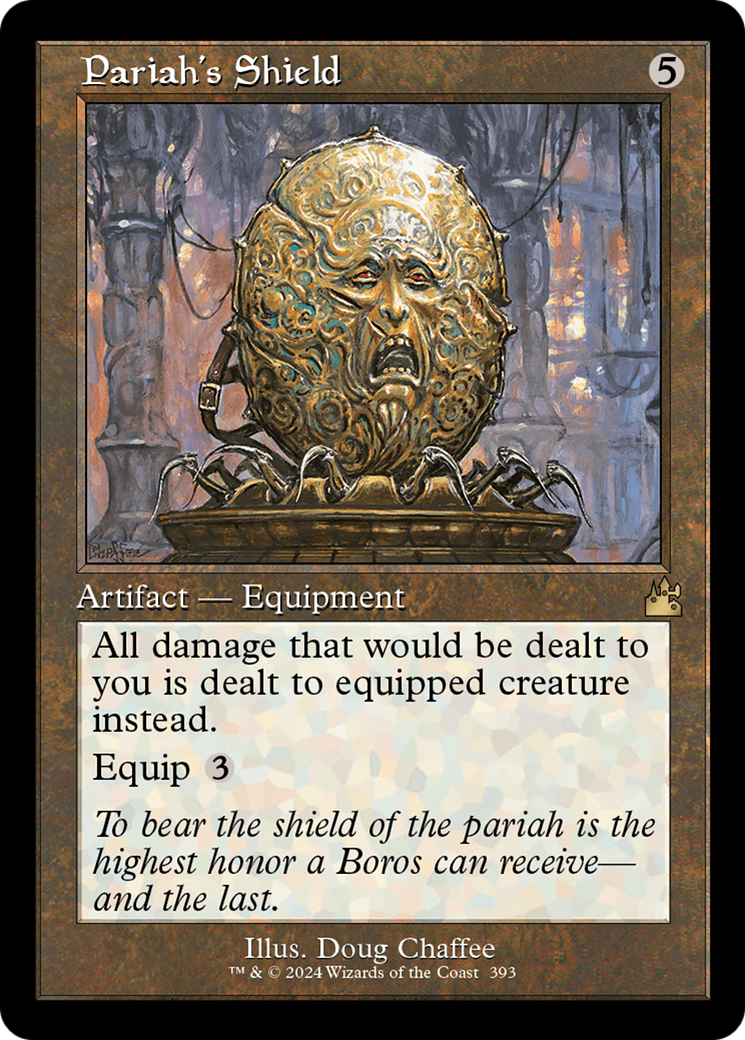Pariah's Shield (Retro Frame) [Ravnica Remastered] | Chromatic Games