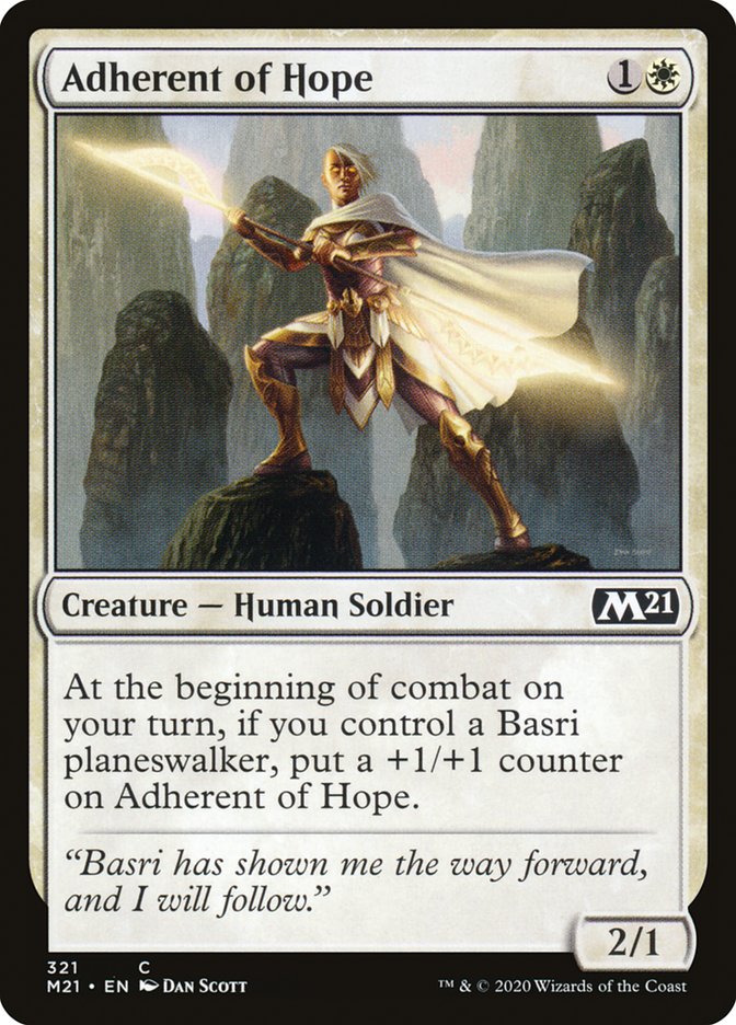 Adherent of Hope [Core Set 2021] | Chromatic Games