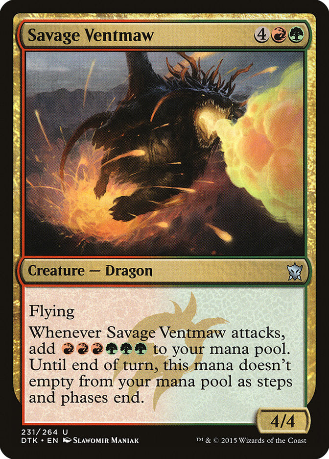 Savage Ventmaw [Dragons of Tarkir] | Chromatic Games