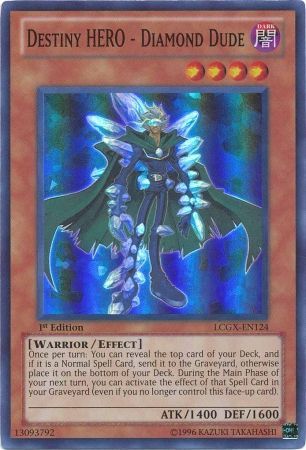 Destiny HERO - Diamond Dude [LCGX-EN124] Super Rare | Chromatic Games