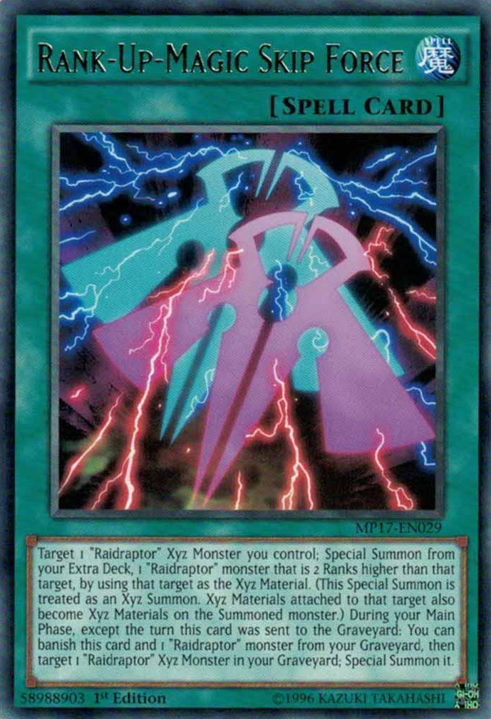 Rank-Up-Magic Skip Force [MP17-EN029] Rare | Chromatic Games