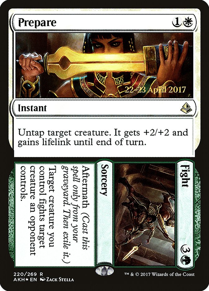 Prepare // Fight [Amonkhet Prerelease Promos] | Chromatic Games