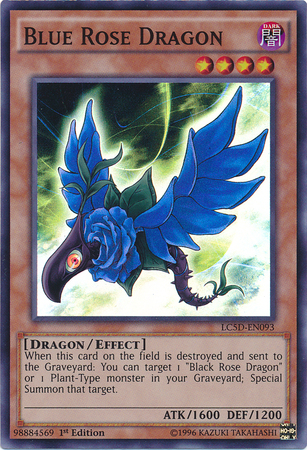 Blue Rose Dragon [LC5D-EN093] Super Rare | Chromatic Games