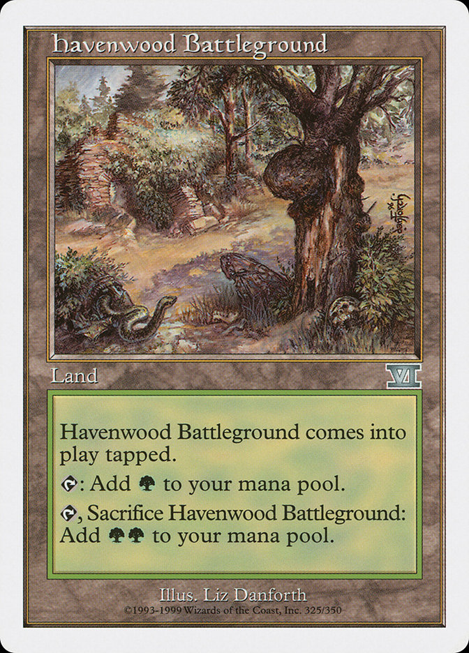 Havenwood Battleground [Classic Sixth Edition] | Chromatic Games