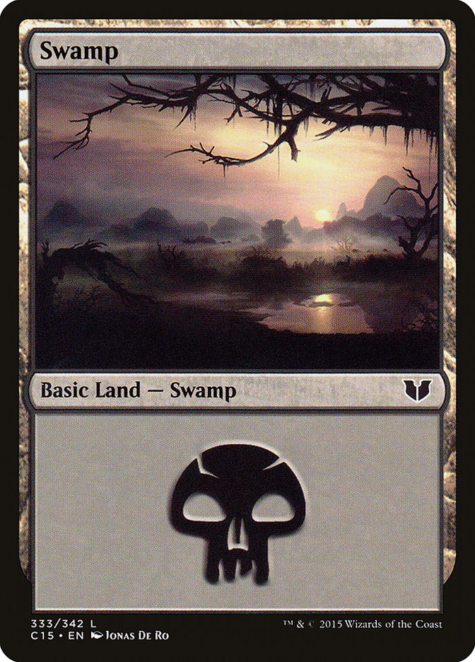 Swamp (333) [Commander 2015] | Chromatic Games