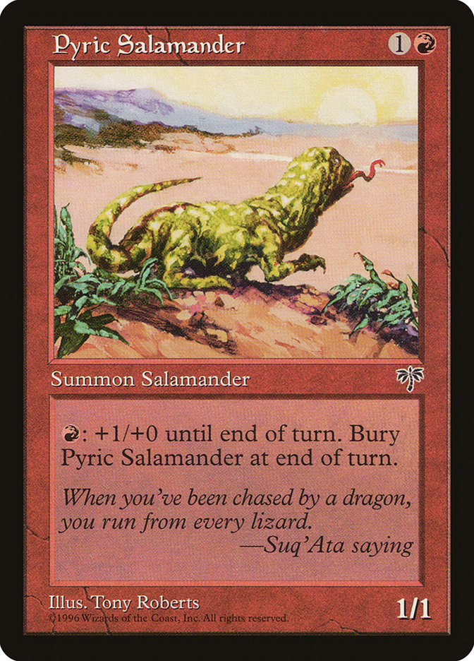 Pyric Salamander [Mirage] | Chromatic Games