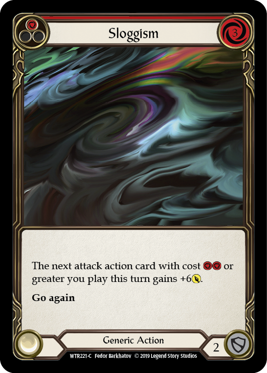 Sloggism (Red) [WTR221-C] (Welcome to Rathe)  Alpha Print Rainbow Foil | Chromatic Games