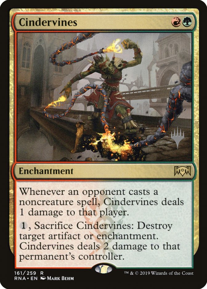 Cindervines (Promo Pack) [Ravnica Allegiance Promos] | Chromatic Games