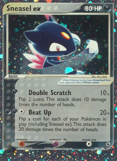 Sneasel ex (103/109) [EX: Ruby & Sapphire] | Chromatic Games