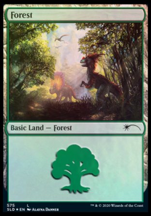 Forest (Dinosaurs) (575) [Secret Lair Drop Promos] | Chromatic Games