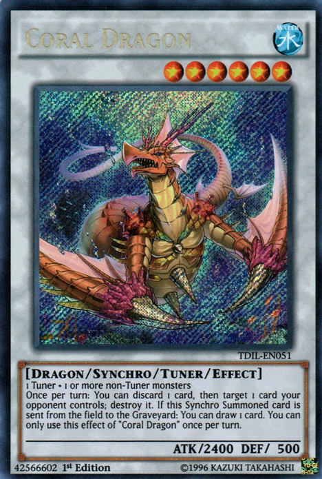 Coral Dragon [TDIL-EN051] Secret Rare | Chromatic Games