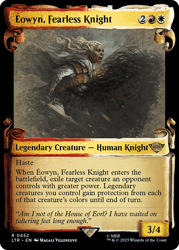 Eowyn, Fearless Knight [The Lord of the Rings: Tales of Middle-Earth Showcase Scrolls] | Chromatic Games