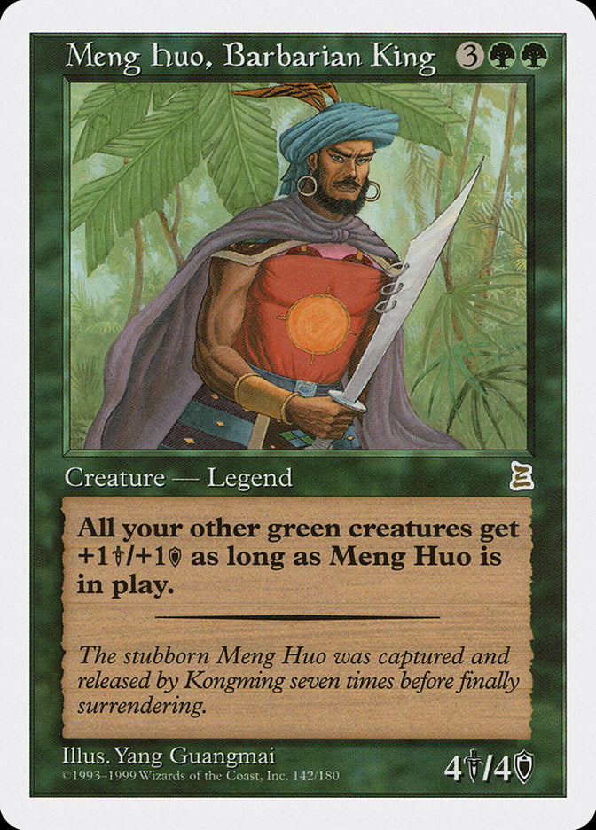 Meng Huo, Barbarian King [Portal Three Kingdoms] | Chromatic Games