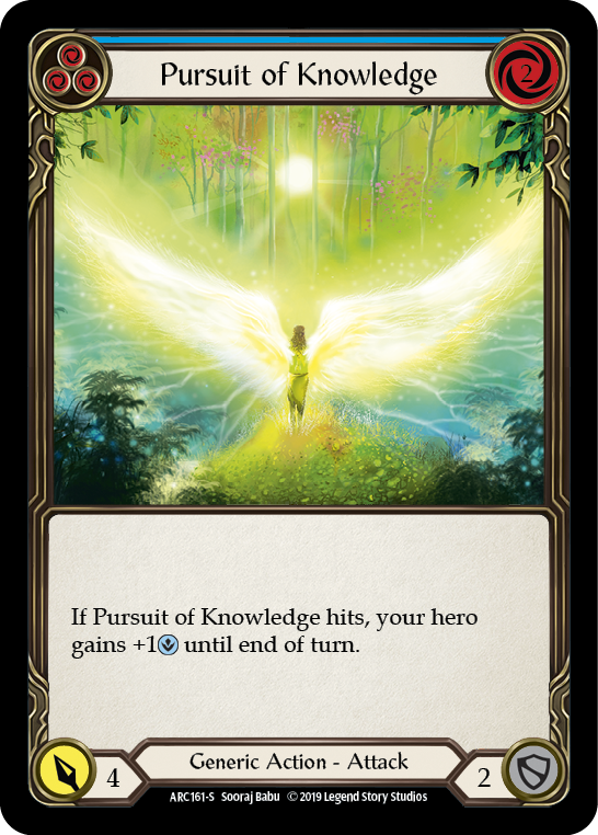 Pursuit of Knowledge [ARC161-S] (Arcane Rising)  1st Edition Normal | Chromatic Games