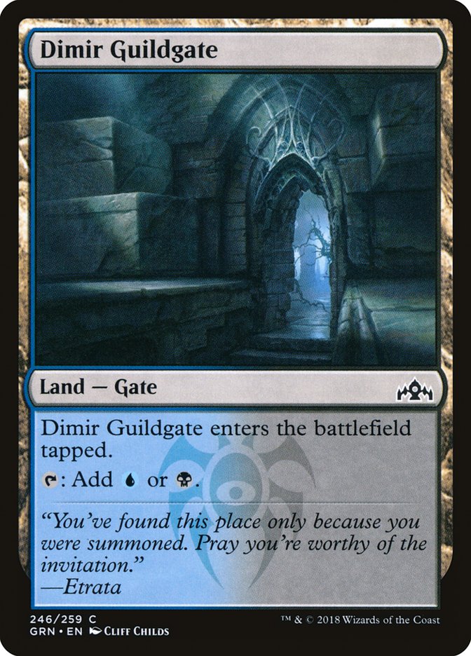 Dimir Guildgate (246/259) [Guilds of Ravnica] | Chromatic Games