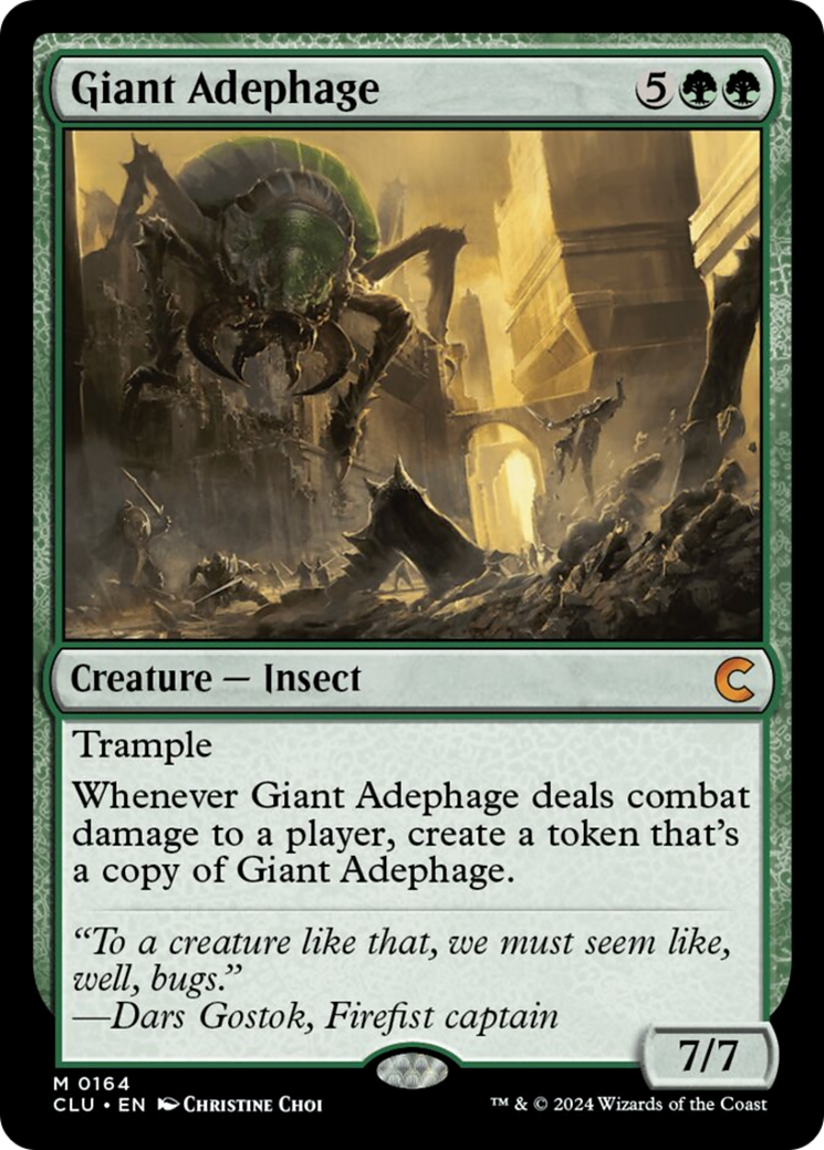 Giant Adephage [Ravnica: Clue Edition] | Chromatic Games